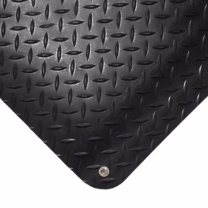 Tapis anti-fatigue antistatique Coba Deckplate avec surface diamant