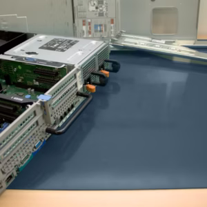 Tapis d'établi ESD bi-couche gris pour protection de plan de travail