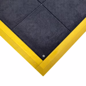 Dalle ESD anti-fatigue modulaire noire Fatigue-Step Solid pour atelier de soudure