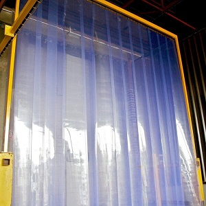 Kit rideau à lanières PVC frigo pour isolation de chambre froide et zone frigorifique