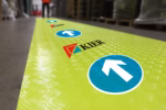 Srevêtement antidérapant pour chantier SITEPATH jaune avec surface diamant