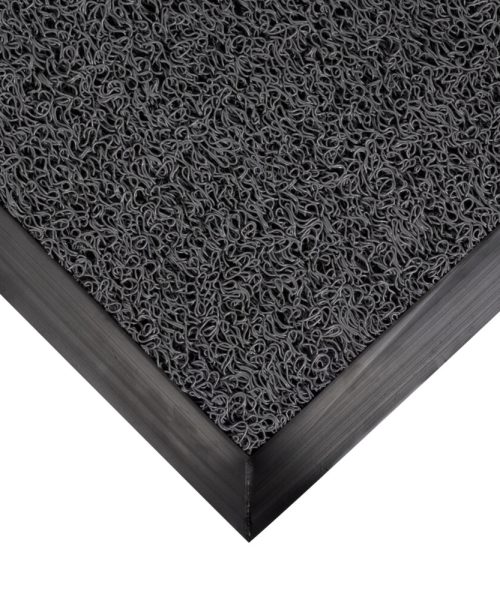 Bords standard tapis spaghetti bordure PVC noir anti trebuchement Nebulasol